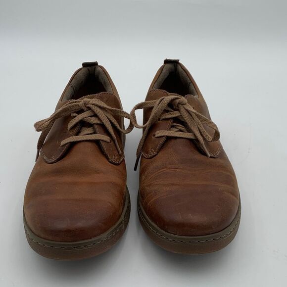 Clarks Unstructured Un.Map Lace Leather Oxfords | Men’s 9.5M | Brown main image 5